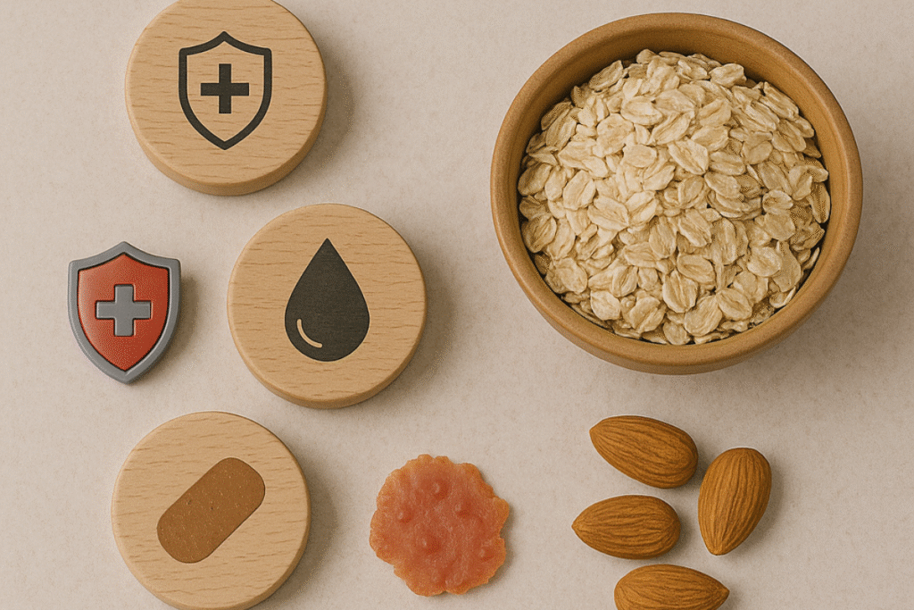 verschiedene lebensmittel